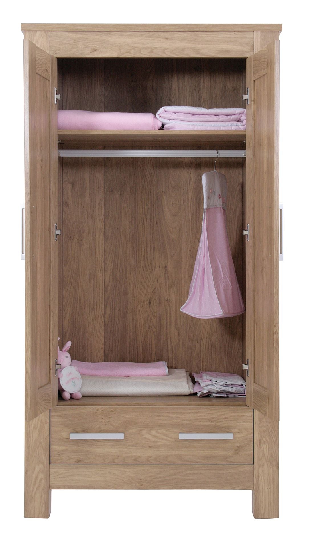 Babystyle Bordeaux Wardrobe OAK