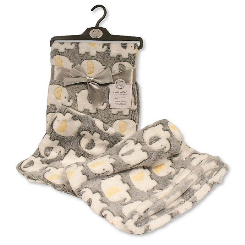 Snuggle Baby Wrap, Elephant Lemon Grey
