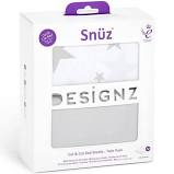 Snuz Cot/Cotbed Sheets GREY STAR