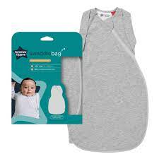 Tommee Tippee Swaddle Bag 3-6 Months Sky Grey Marl 2.5Tog