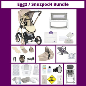 Egg2 Pram Package / Snuzpod4 Baby Essentials Bundle