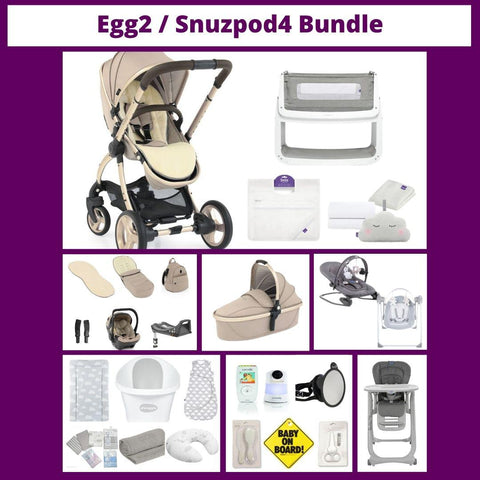 Egg2 Pram Package / Snuzpod4 Baby Essentials Bundle