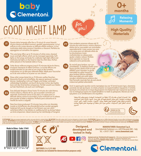 Baby Clementoni Good Night Lamp