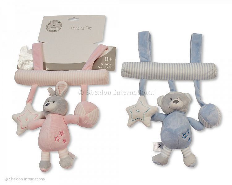 Baby Hanging Toy Pink Rabbit