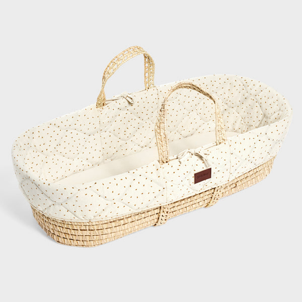 The Little Green Sheep Moses Basket 4 piece Bundle