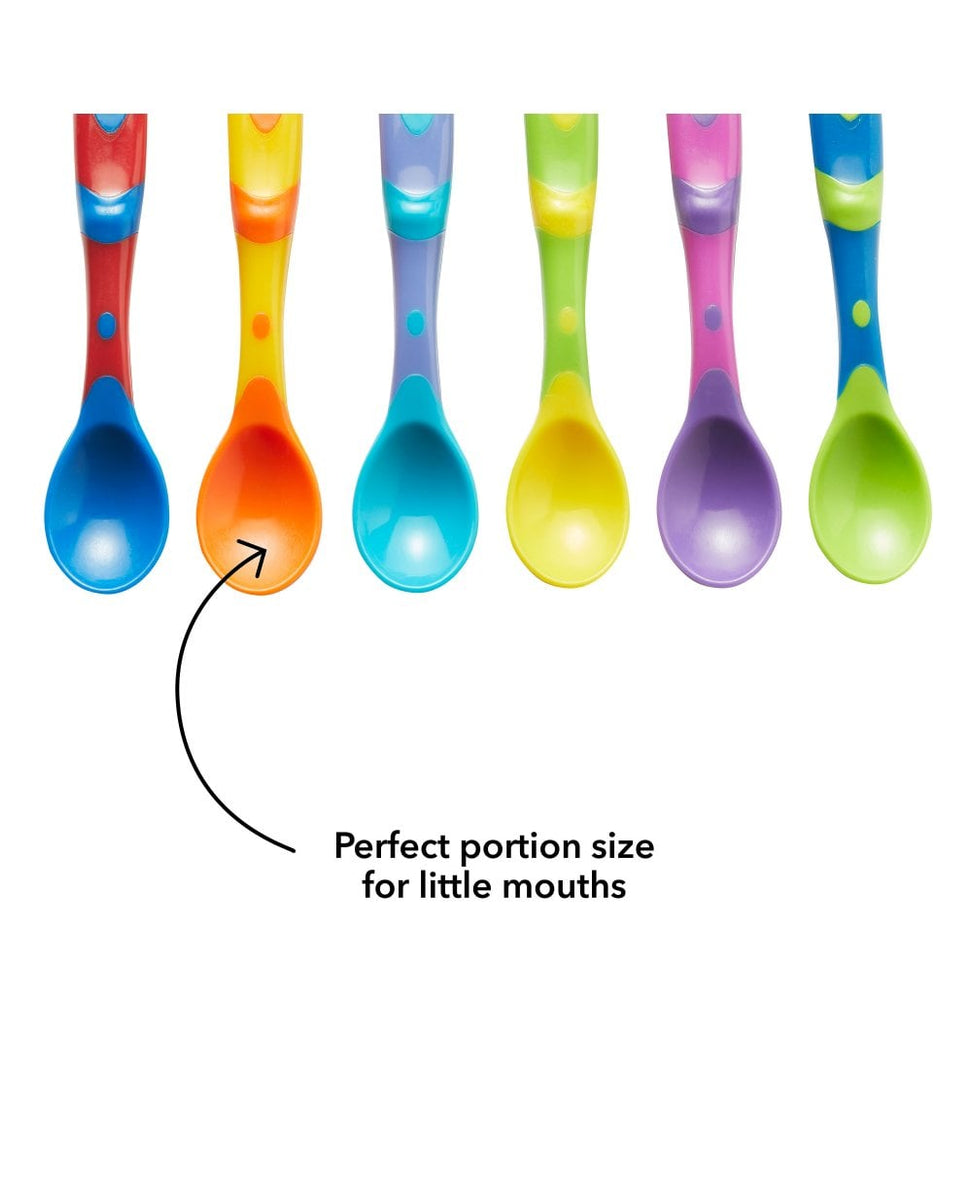 Long Handle Weaning Spoons (6 Pack) – Nuby