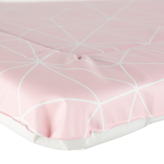Baby Changing Mat- Pink Geo