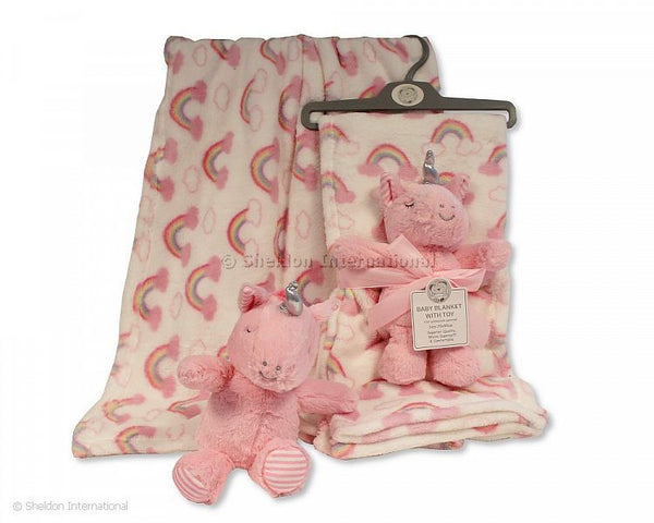 Baby Blanket With Plush Toy