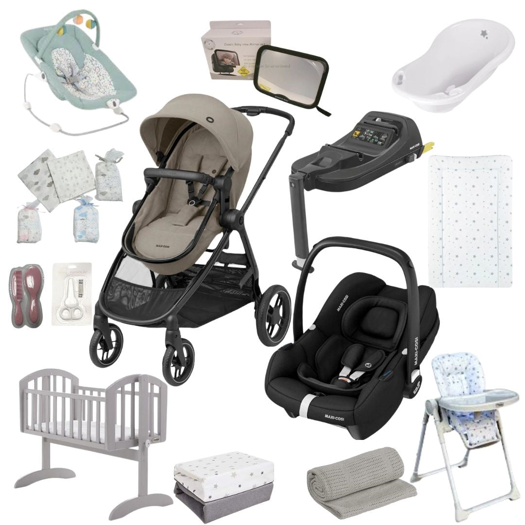 Kings Essential baby bundle  *maxi cosi zelia3 - Luxe Twillic Truffle*