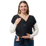 Momcozy Lightweight Baby Wrap Carrier, Black