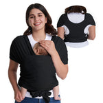 Momcozy Lightweight Baby Wrap Carrier, Black