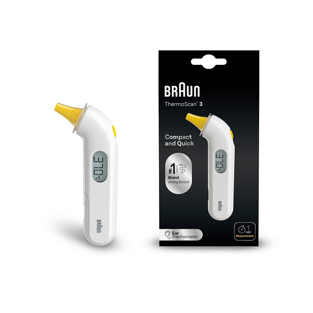 Braun ThermoScan 3 Ear Thermometer (IRT3030)