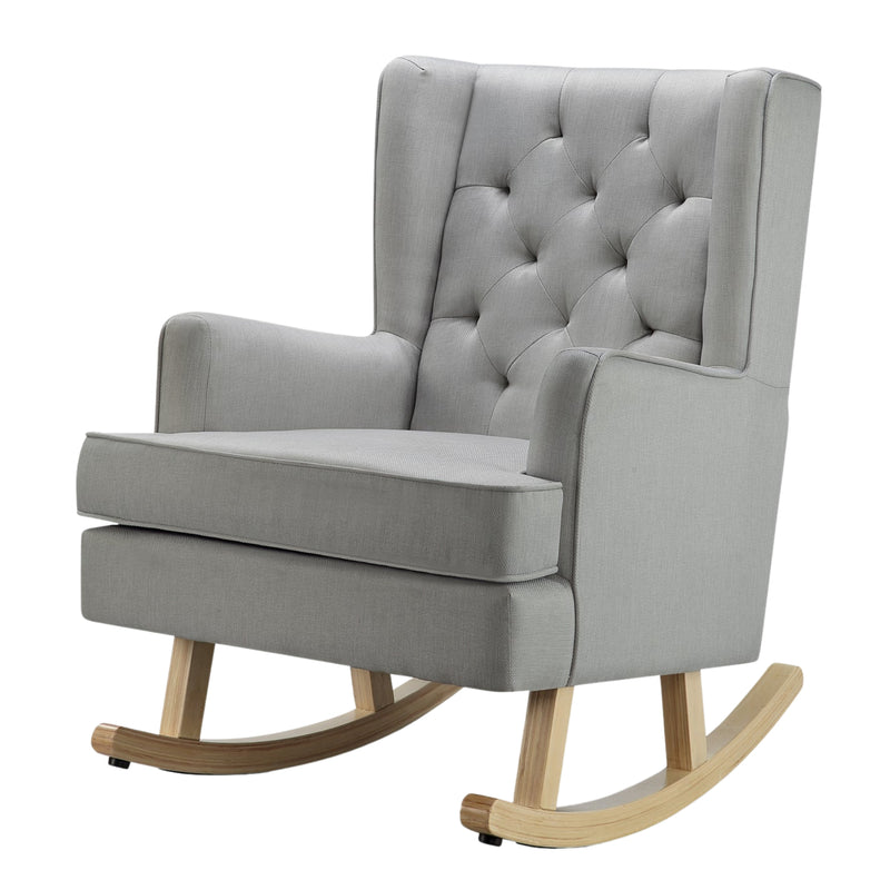 Babylo Soothe Easy Chair & Rocker, Grey