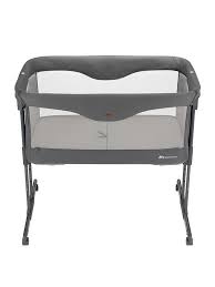 Bebeconfort Amara Folding Crib, Tinted Graphite