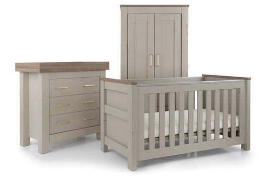 Babystyle Bordeaux Oatmeal 3 Piece Nursery Set