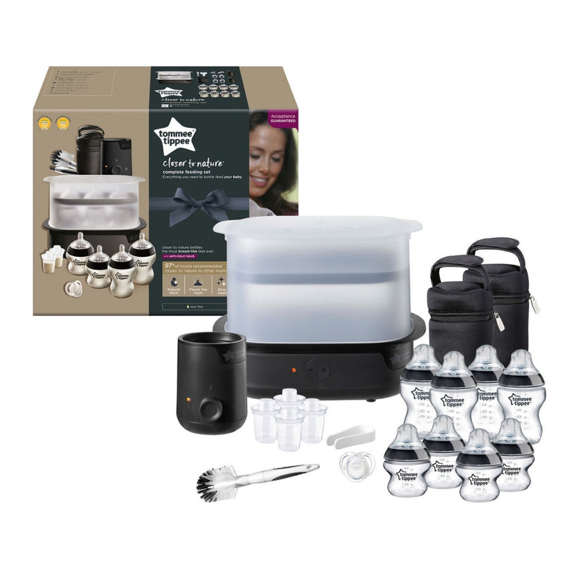 Tommee Tippee Complete Feeding Set, Black