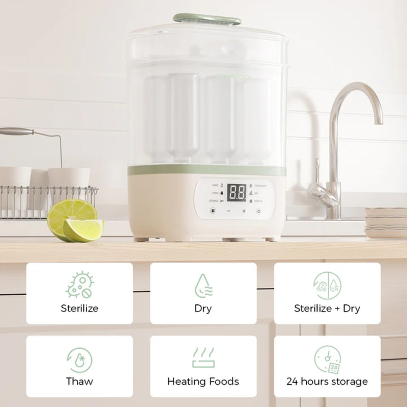 MomCozy 8-in-1 Baby Bottle Steam Steriliser