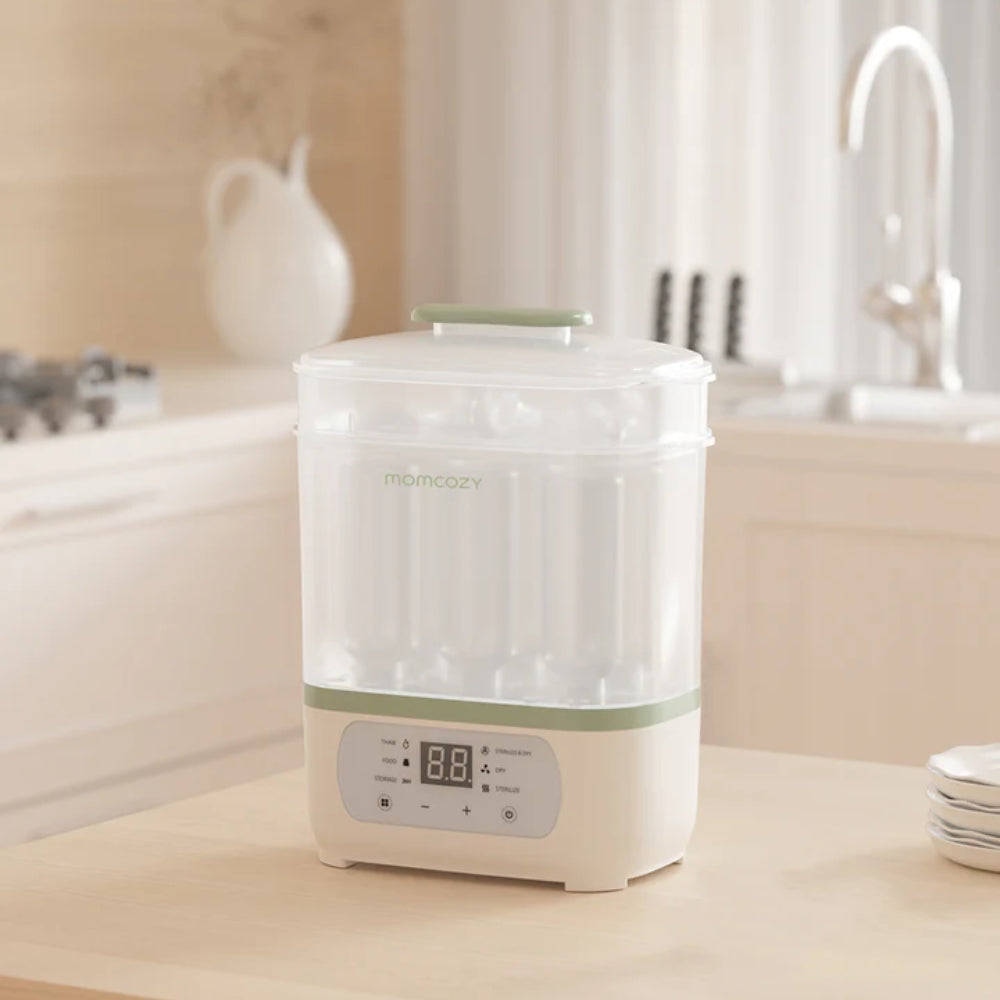 MomCozy 8-in-1 Baby Bottle Steam Steriliser