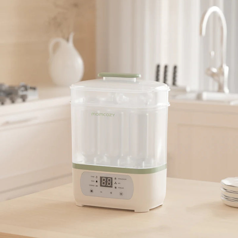 MomCozy 8-in-1 Baby Bottle Steam Steriliser