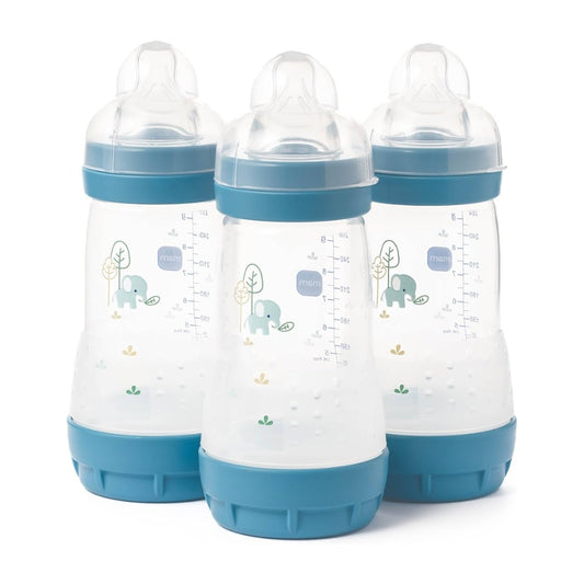 MAM 3pc Easy Start Bottles 260ml, Blue