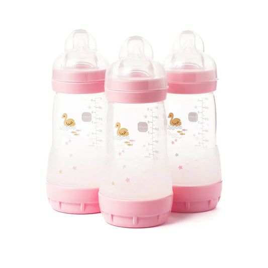 MAM 3pc Easy Start Bottles 260ml, Pink