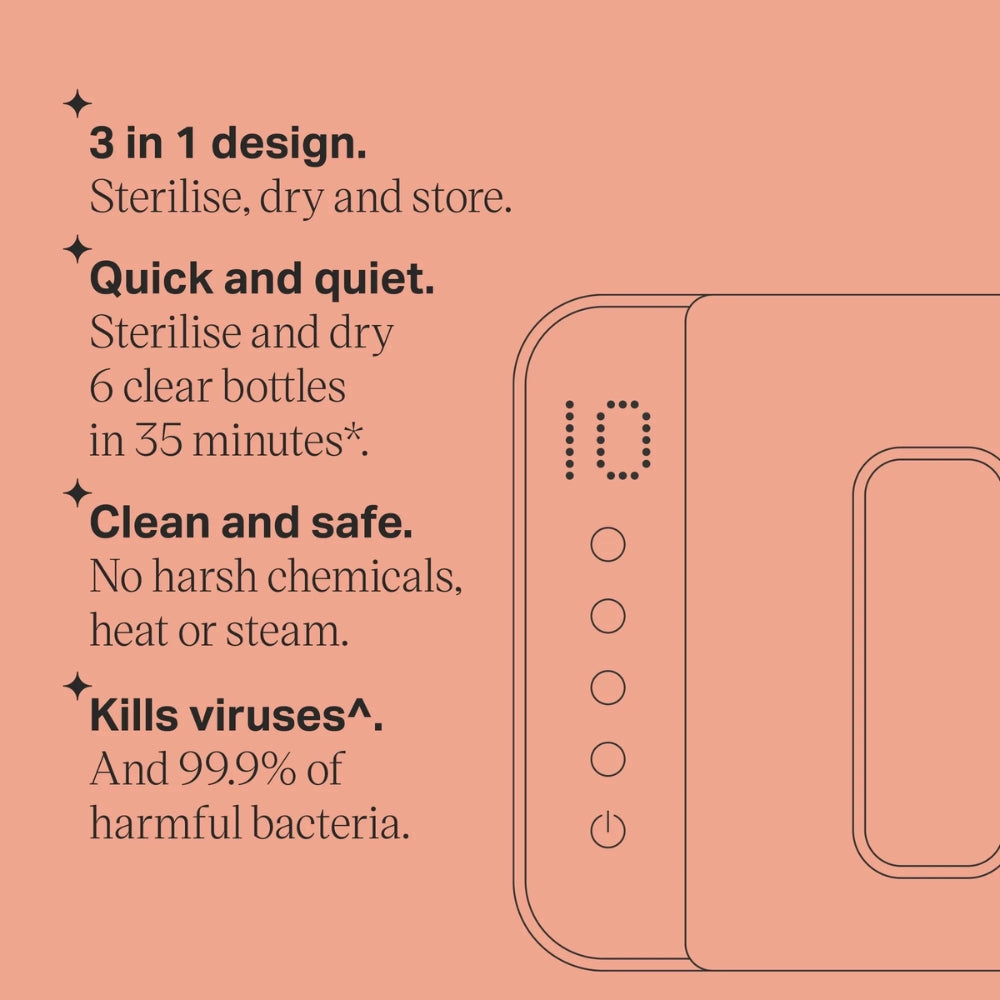 Tommee Tippee Ultra UV Steriliser Dryer, Black