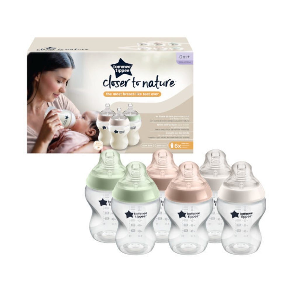 Tommee Tippee Closer to Nature 6pk Bottles 260ml
