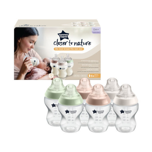 Tommee Tippee Closer to Nature 6pk Bottles 260ml