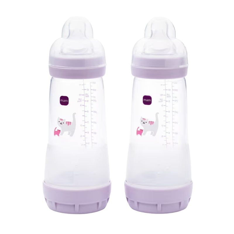 MAM 2pc Easy Start Bottles 260ml, Lilac