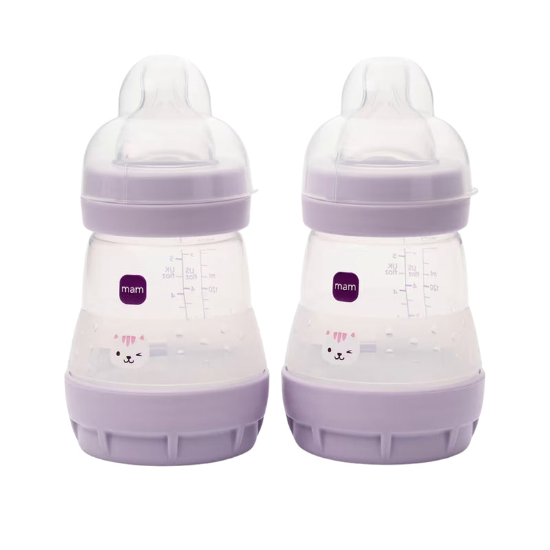 MAM 2pc Easy Start Bottles 160ml, Lilac