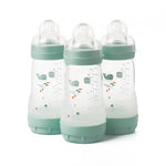 MAM 3pc Easy Start Bottles 260ml, Green