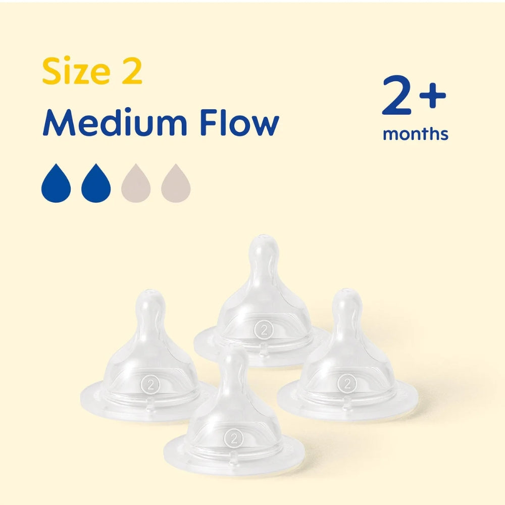 MAM Teat 2 for Baby Bottles (2+ Months)