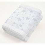 Breathable Baby Crib Liner Twinkle Grey