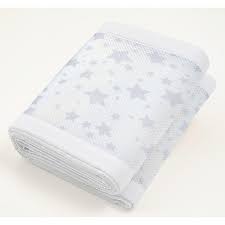 Breathable Baby Crib Liner Twinkle Grey