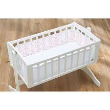 Breathable Baby Crib Liner Twinkle Pink