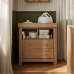 CuddleCo Burford 3 Piece Nursery Furniture Set - Oak