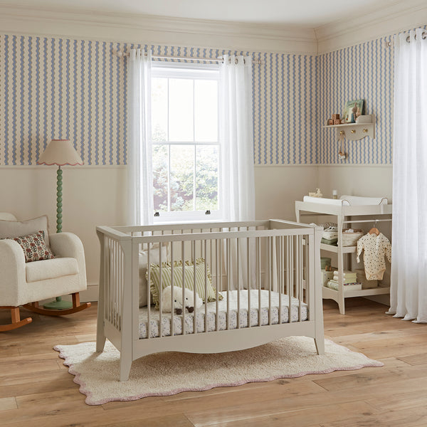 CuddleCo Clara Mini Cot Bed Cashmere