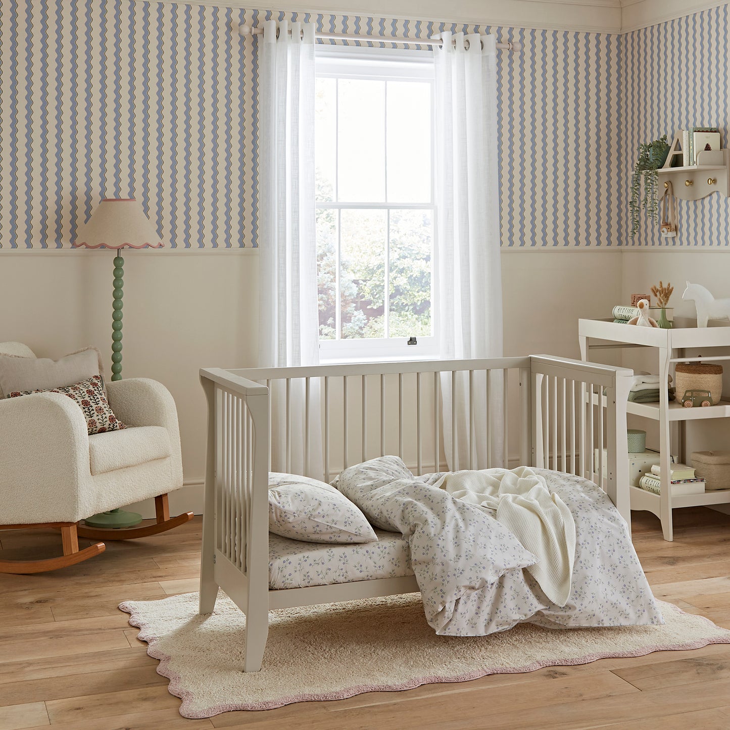 CuddleCo Clara Mini Cot Bed Cashmere