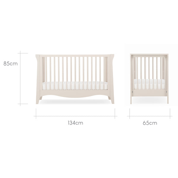 CuddleCo Clara Mini Cot Bed Cashmere