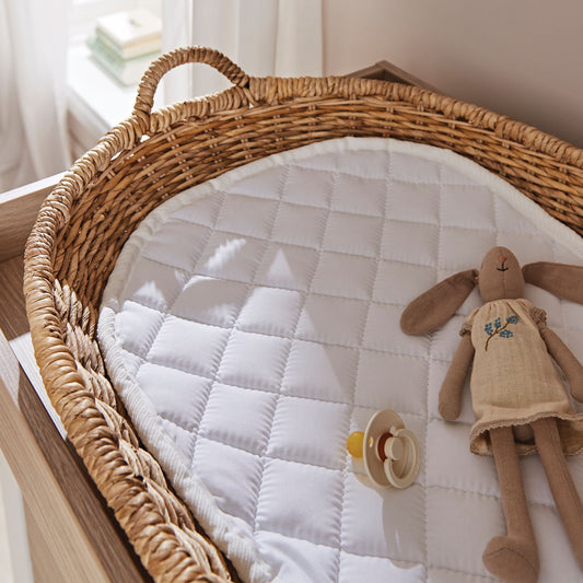 CuddleCo Musa Rattan Changing Basket & Liner