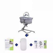 Chicco 5 in 1 Baby Hug Pro Bundle in Grey