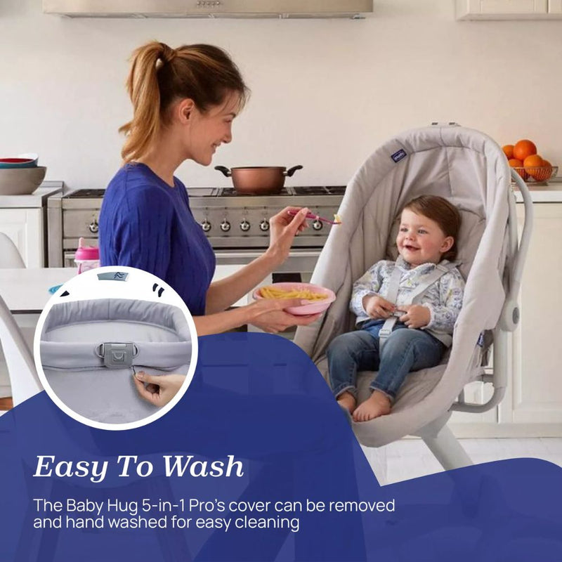 Chicco Baby Hug Pro 5-in-1, Earl Grey