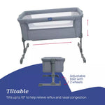 Chicco Next2Me Essential Bedside Crib, Stone
