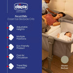 Chicco Next2Me Essential Bedside Crib, Dune
