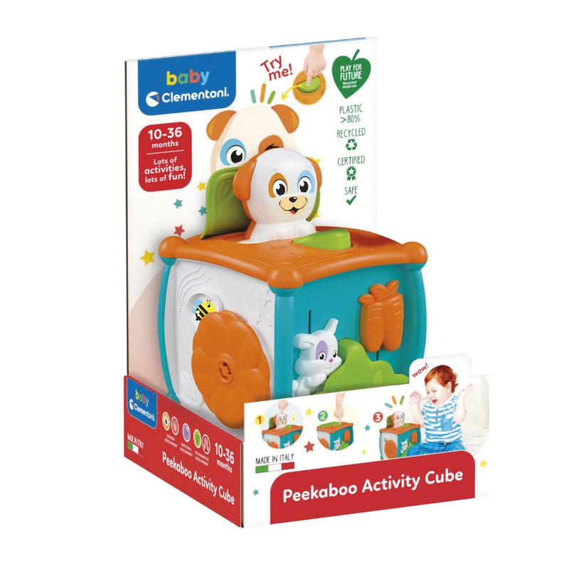 Baby Clementoni Peekaboo Activity Cube