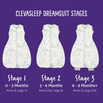 ClevaMama ClevaSleep Dreamsuit, Mushroom 1 Tog