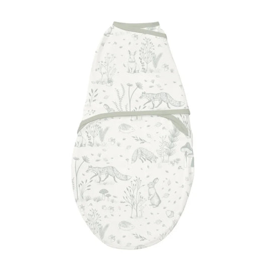 ClevaMama ClevaSleep Swaddle, Forest Friends (0-3m)