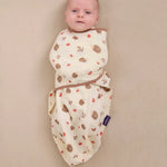 ClevaMama ClevaSleep Swaddle, Hedgehog (0-3m)