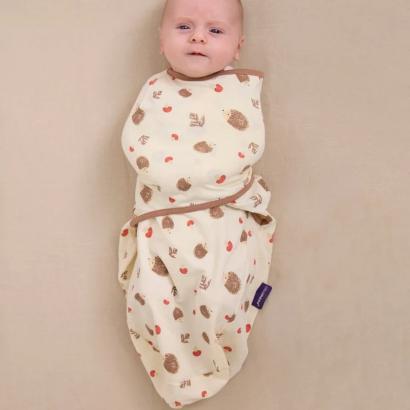 ClevaMama ClevaSleep Swaddle, Hedgehog (0-3m)