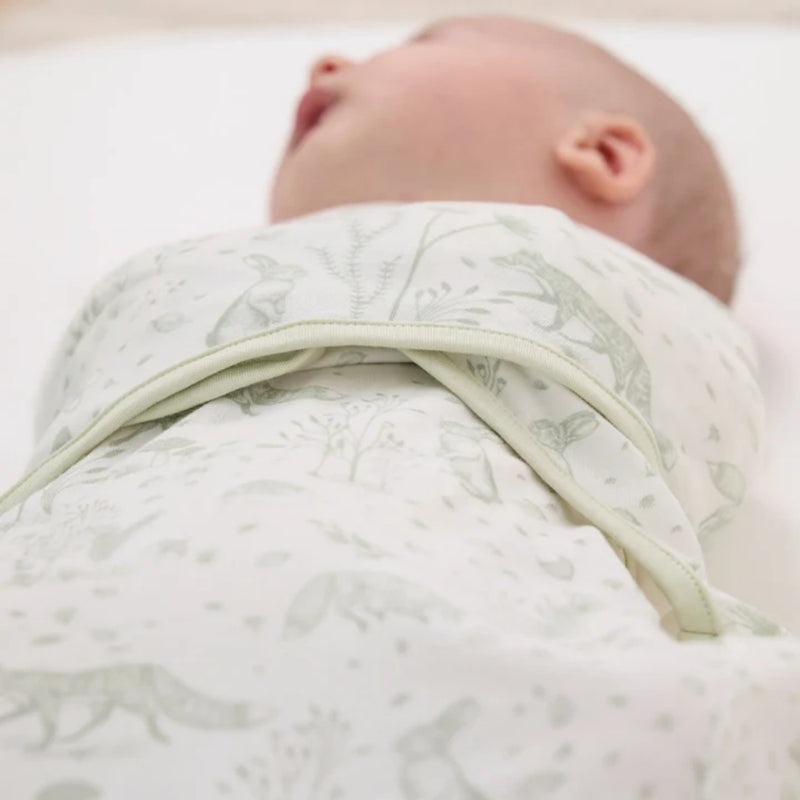 ClevaMama ClevaSleep Swaddle, Forest Friends (0-3m)